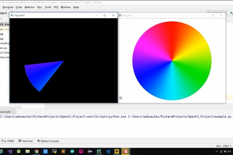 Opencv Python 강좌 - 5. Hsv 색공간에서 특정색 검출하기 - Youtube