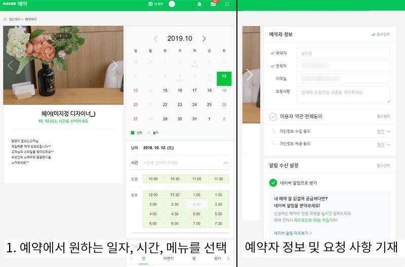 It하는법] 네이버 예약으로 원하는 가게 방문 일정을 잡아보자. : 네이버 포스트