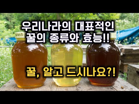 꿀 고르는 법, 꿀의 종류와 꿀의 맛 유용한 꿀구분