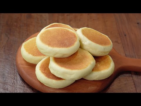 [노오븐] 후라이팬 꿀호떡 만들기 :: 기름없는 호떡빵 :: Honey Hotteok :: Honey-filled Korean Pancake :: No oven baking