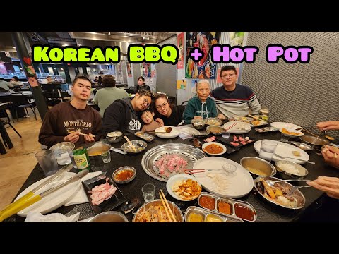 KOREAN BBQ + HOT POT | Honey Pig Restaurant Best in Maryland USA EP-27