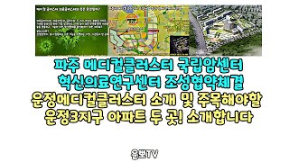 파주운정 메디컬클러스터 소개와 주목해야할 아파트 두곳을 선정해보았습니다. - Youtube